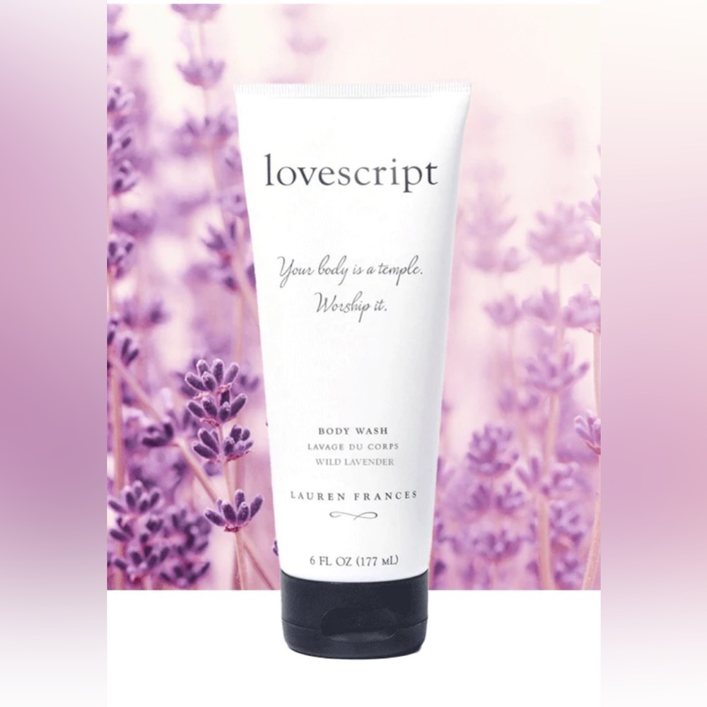 NEW Lovescript Wild Lavender Body Wash